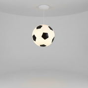 Luminária Pendente Bola de Futebol para Quarto Infantil