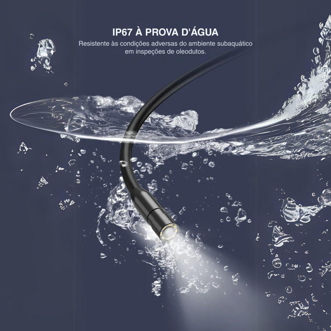 Câmera Endoscópica Full HD 1080P com Tela IPS e Proteção IP67 - Akada Brasil
