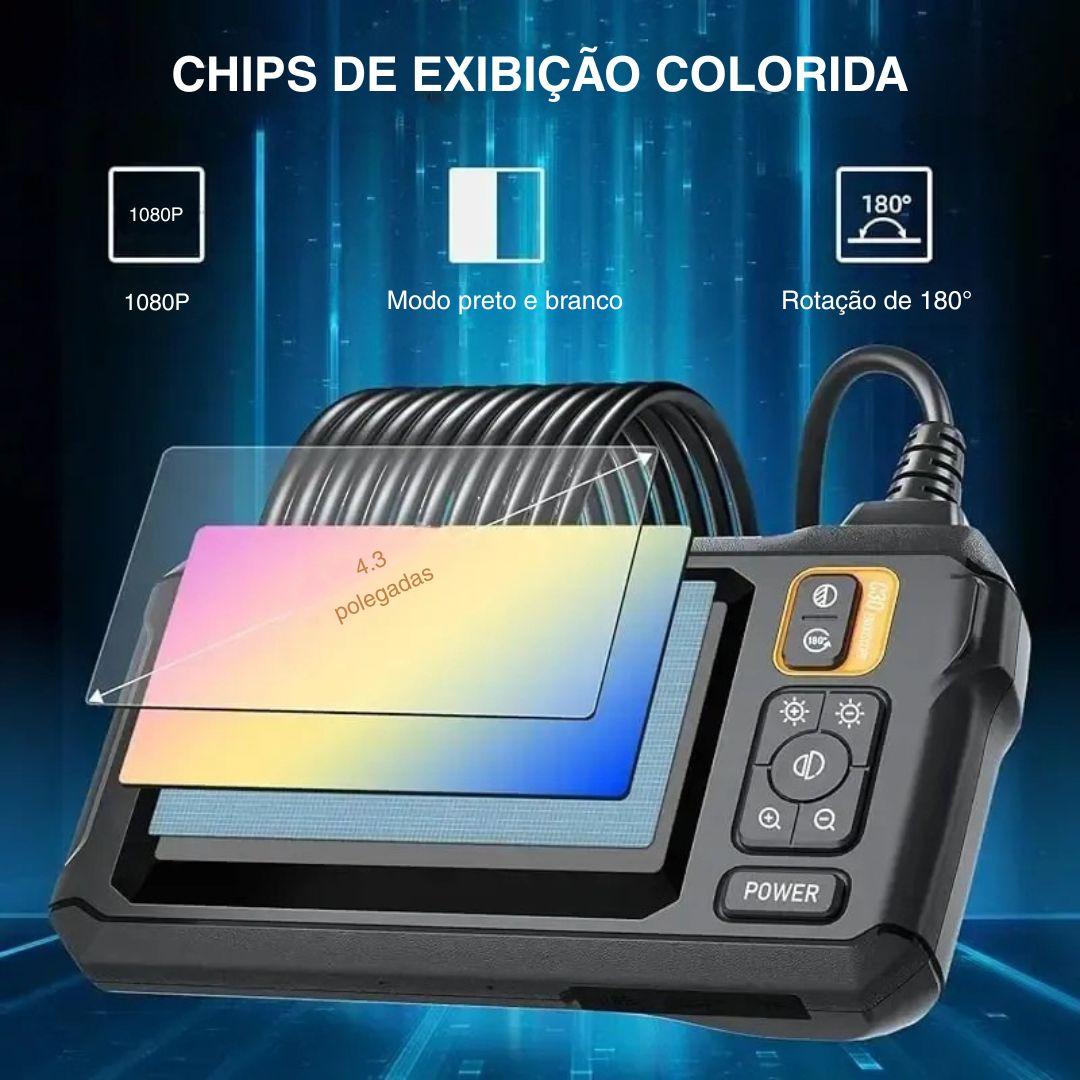 Câmera Endoscópica Full HD 1080P com Tela IPS e Proteção IP67 - Akada Brasil