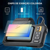 Câmera Endoscópica Full HD 1080P com Tela IPS e Proteção IP67 - Akada Brasil
