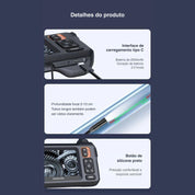 Câmera Endoscópica Full HD 1080P com Tela IPS e Proteção IP67 - Akada Brasil