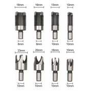 Kit Profissional de Chanfro para Marcenaria com 23 Peças - Perfuração Precisa e Acabamento Limpo