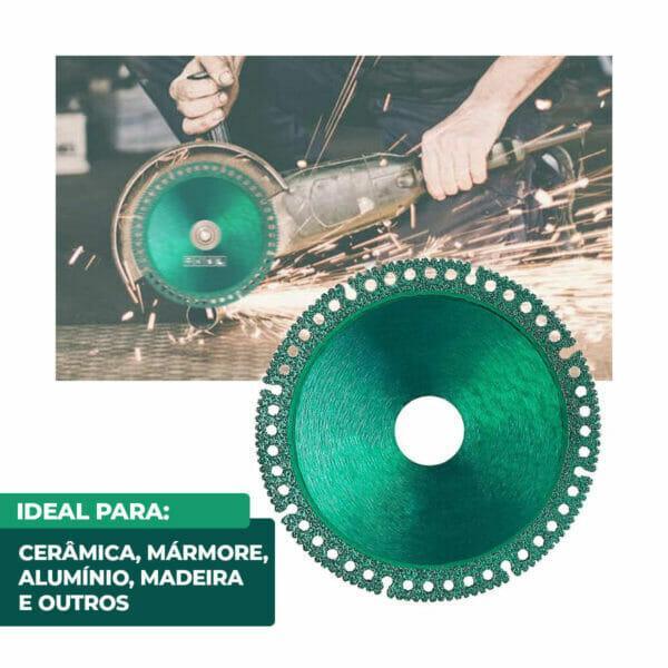 Disco Multimaterial MultiDisc para Cerâmica, Mármore, Alumínio, Madeira - Akada Brasil