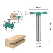 Fresa de 8mm para fazer Encaixes – JoinRouter - Akada Brasil