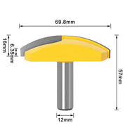 Fresa para Fazer Bandeja, Tigela, Petisqueira Haste 12mm – RouterLarge - Akada Brasil