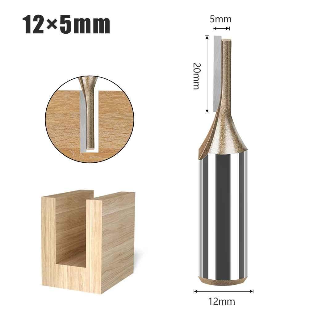 Fresa Reta para Tupia Haste de 12mm - StraiRouter - Akada Brasil