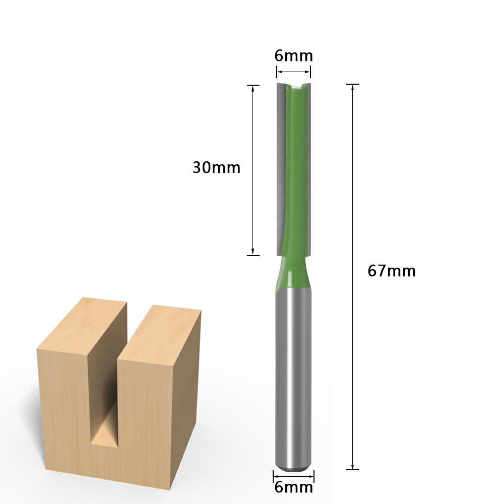 Fresa Reta de 6mm para Tupia – StraiRouter