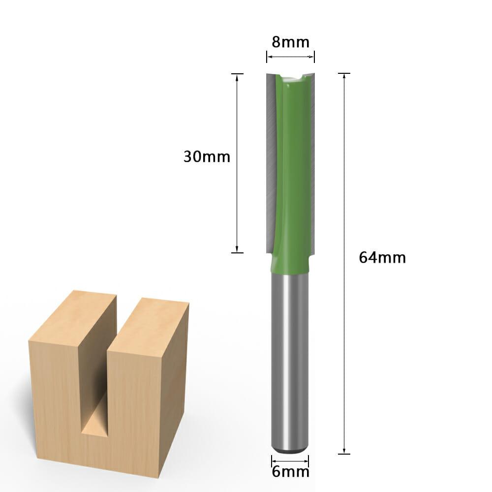 Fresa Reta de 6mm para Tupia – StraiRouter