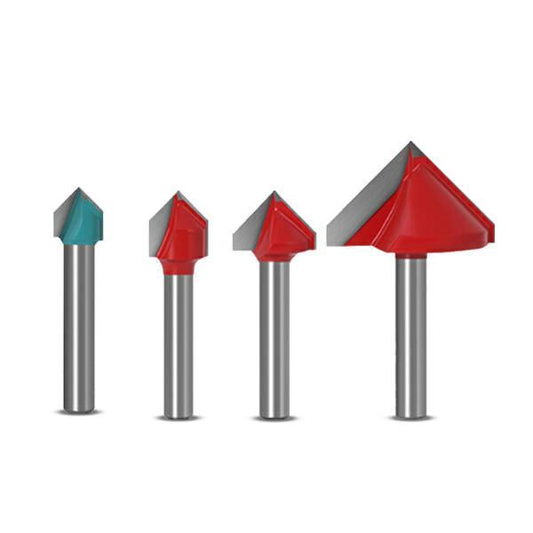 Fresas para Rasgo em V 90 graus para Tupia 6mm - Akada Brasil