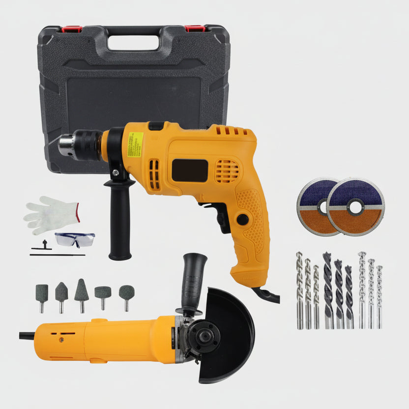 Furadeira + Lixadeira + 25 Peças + Maleta - MaxTools Akada - Akada Brasil