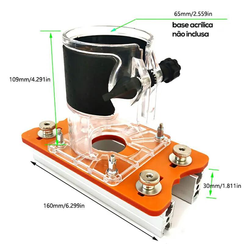 Gabarito 2 em 1 + Fresa de Brinde - JigPro - Akada Brasil
