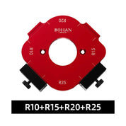Gabarito 4 em 1 para Tupia Raio de Canto R10 - R50 com Alta Precisão - Akada Brasil