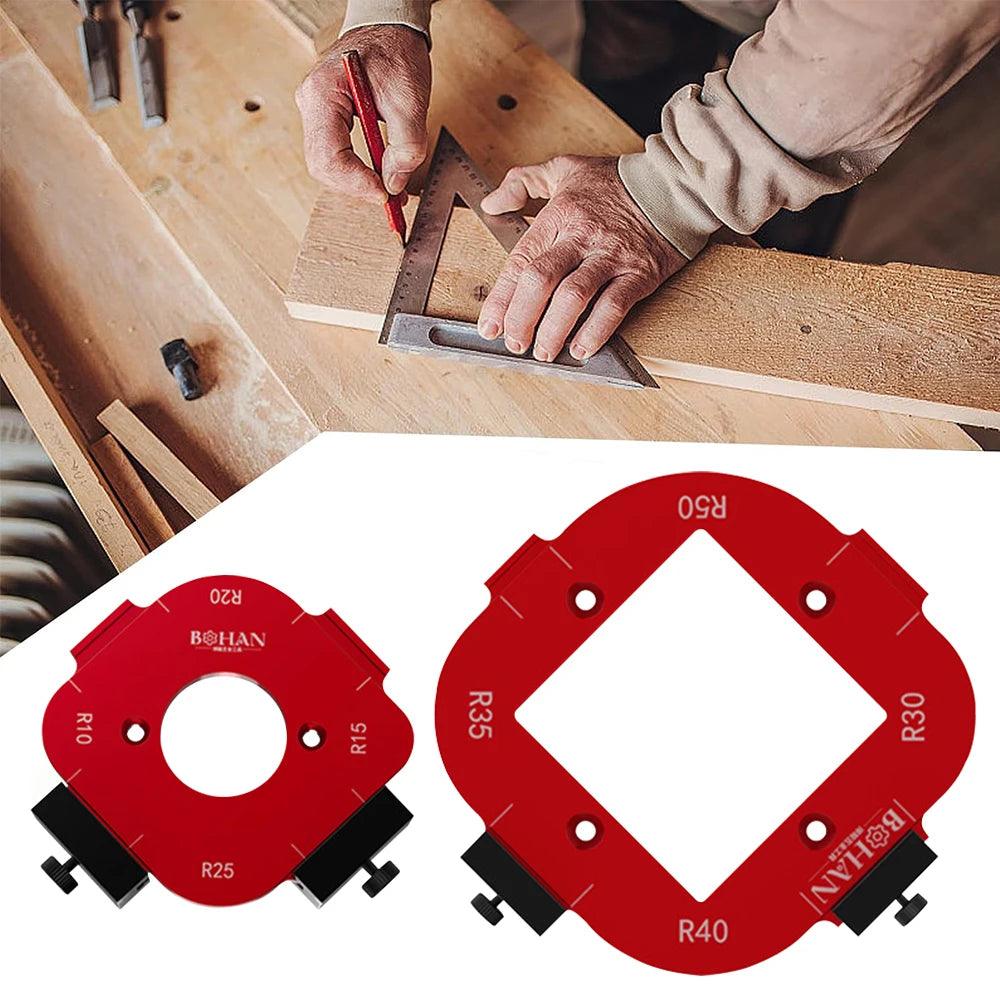 Gabarito 4 em 1 para Tupia Raio de Canto R10 - R50 com Alta Precisão - Akada Brasil