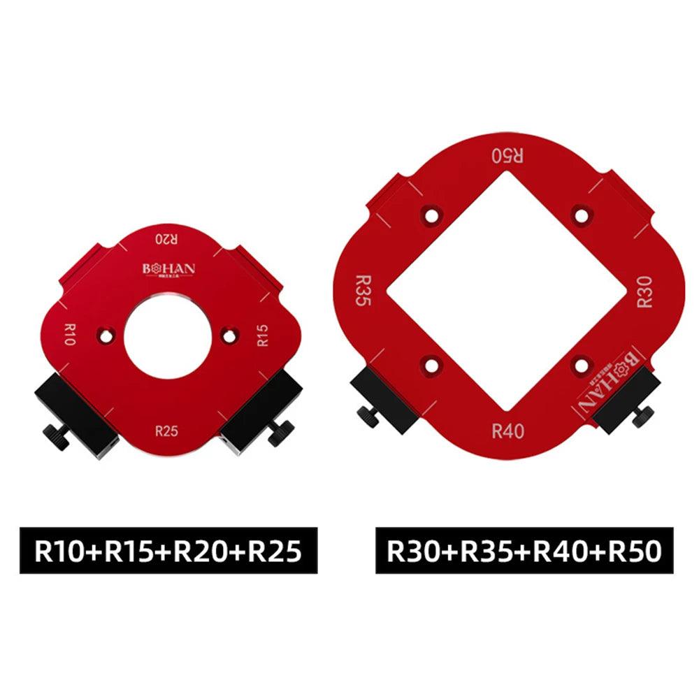 Gabarito 4 em 1 para Tupia Raio de Canto R10 - R50 com Alta Precisão - Akada Brasil