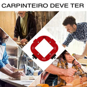 Gabarito 4 em 1 para Tupia Raio de Canto R10 - R50 com Alta Precisão - Akada Brasil