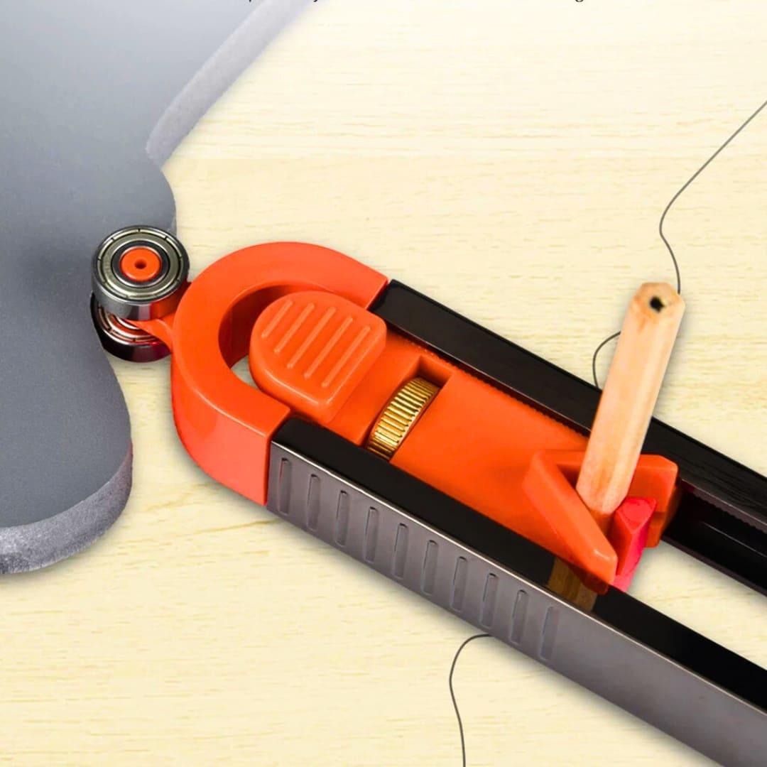 Gabarito Copiador Modelador Contorno Para Corte De Piso 23cm - Akada Brasil