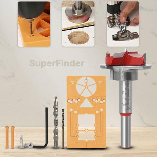 Gabarito Localizador Broca para Furação de Dobradiça - SuperFinder - Akada Brasil