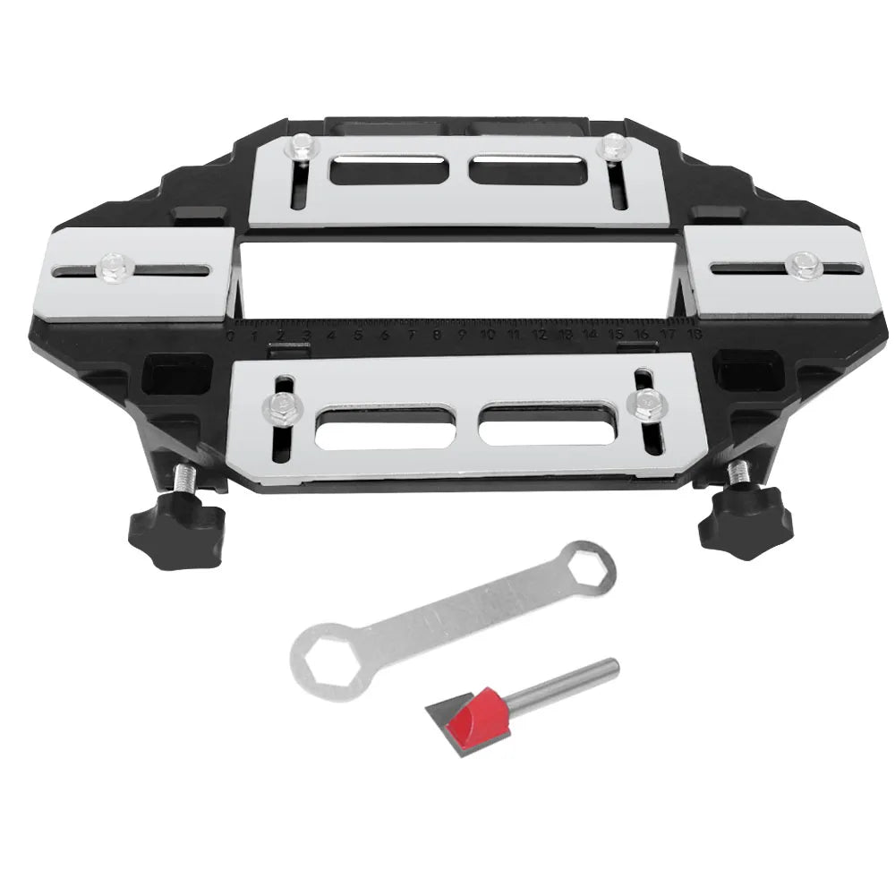 Gabarito para Rebaixo de Dobradiça e Fechadura – Compatível com Tupia - Akada Brasil