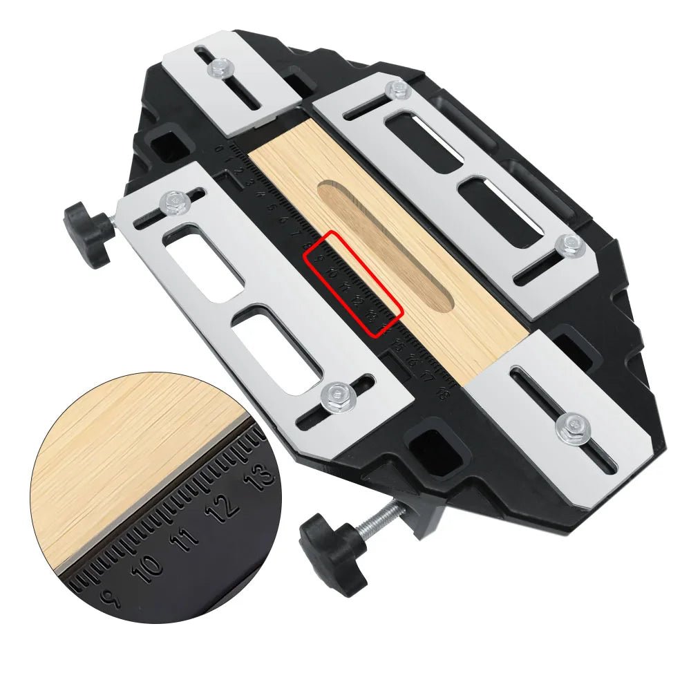 Gabarito para Rebaixo de Dobradiça e Fechadura – Compatível com Tupia - Akada Brasil