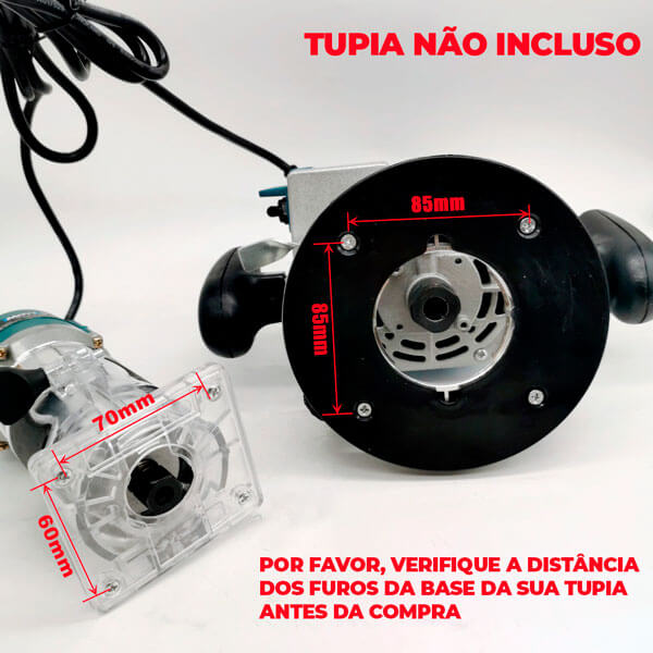 Placa InvertRouter Pro para Inversão da Tupia Manual e Coluna