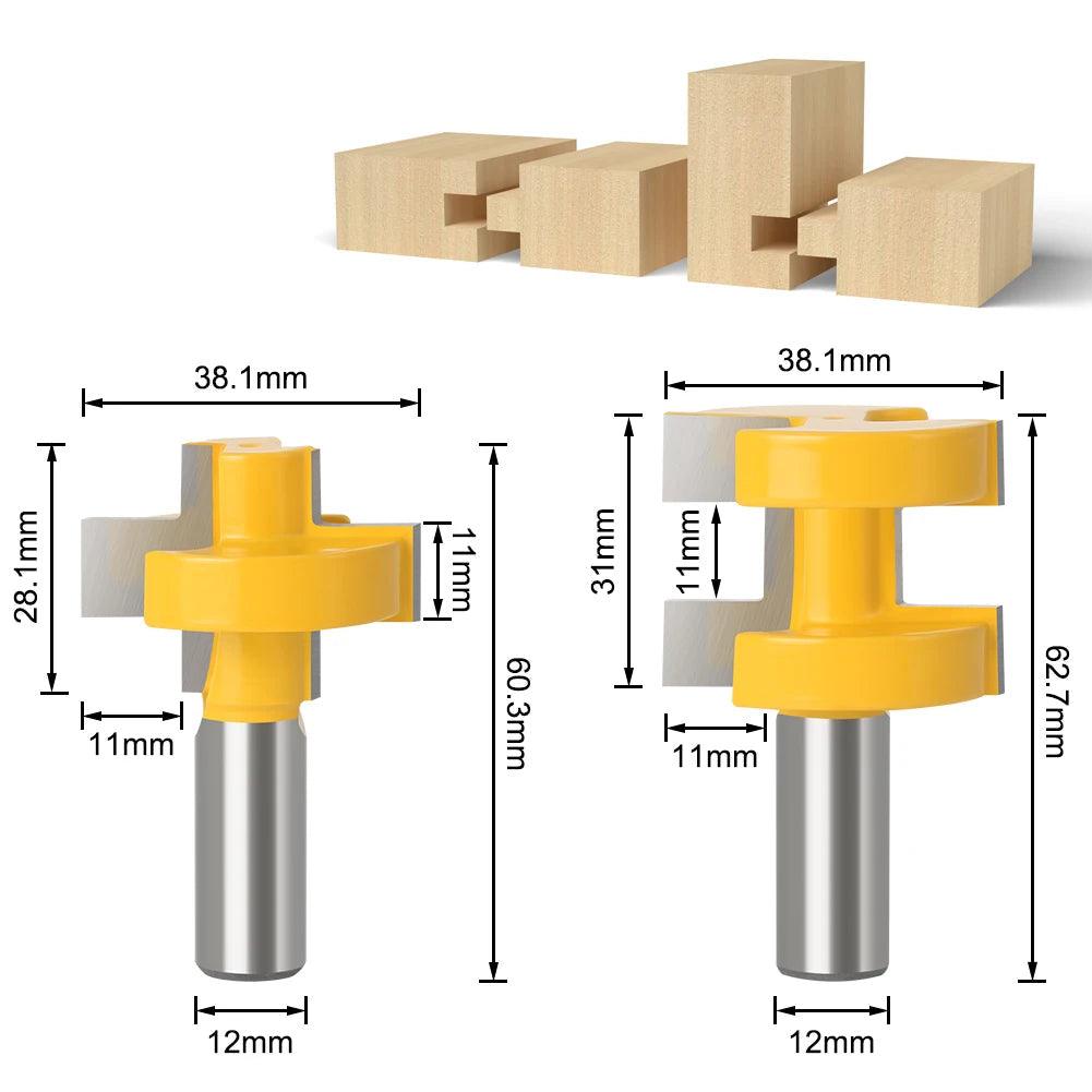Kit 2 Fresas para Tupia Encaixes Precisos - JoinRouter - Akada Brasil