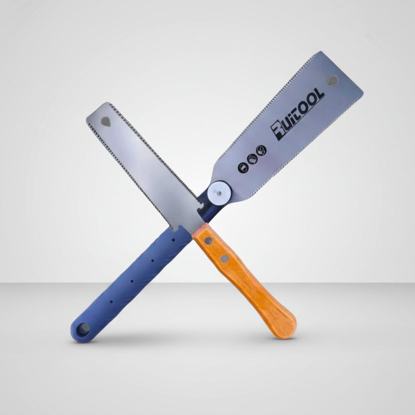 Kit 2 Serrotes Japonês Ryoba Duplo Dente 150mm + 250mm - Akada Brasil