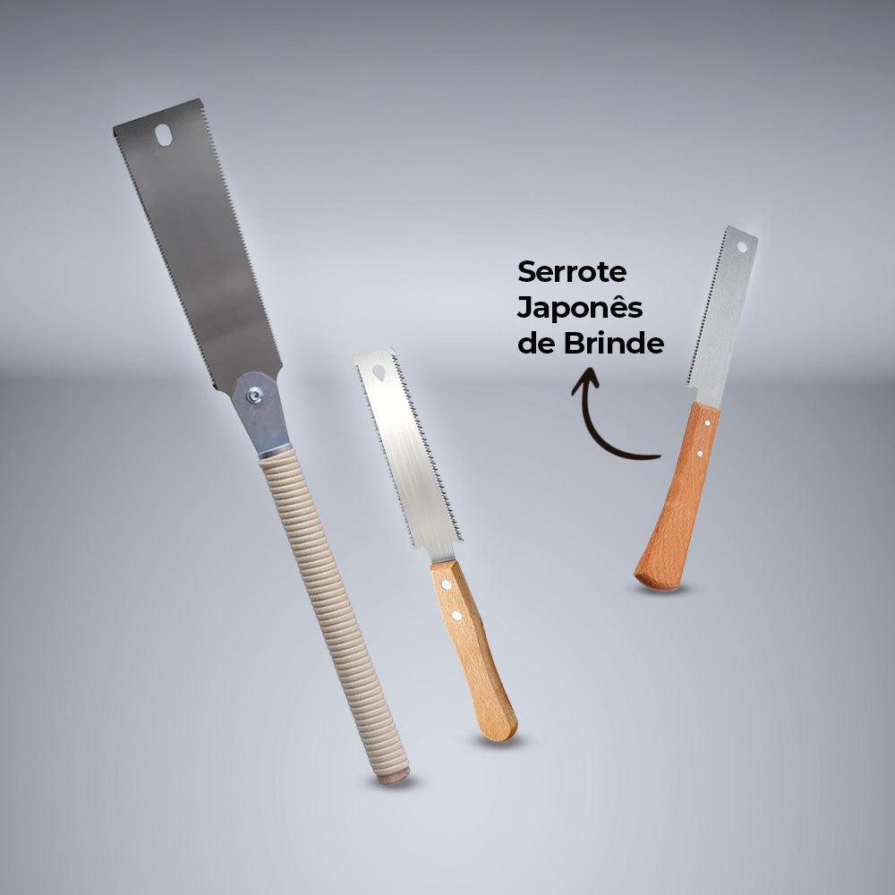 Kit 2 Serrotes Japonês Ryoba Duplo Dente Akada + 1 Serrote de Brinde - Akada Brasil