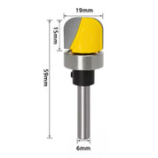Kit 5 Fresas 6mm + 1 Fresa de 45° de Brinde - Akada Brasil