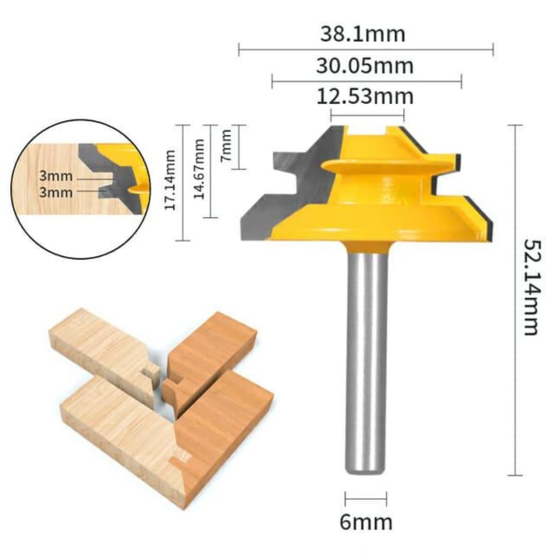 Kit 5 Fresas 6mm + 1 Fresa de 45° de Brinde - Akada Brasil