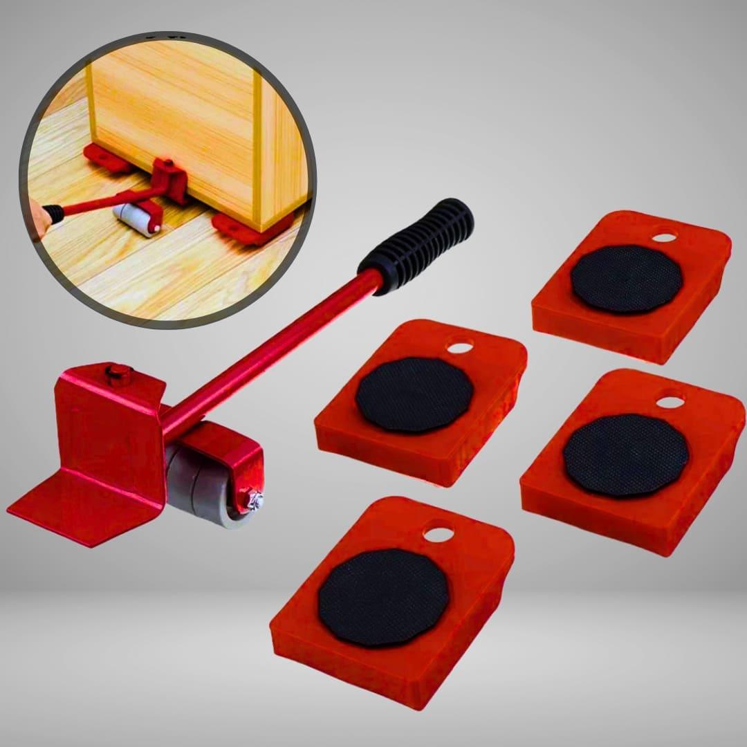 Kit 5 Peças Movedor de Móveis Pesados com Rodinhas - Akada Brasil
