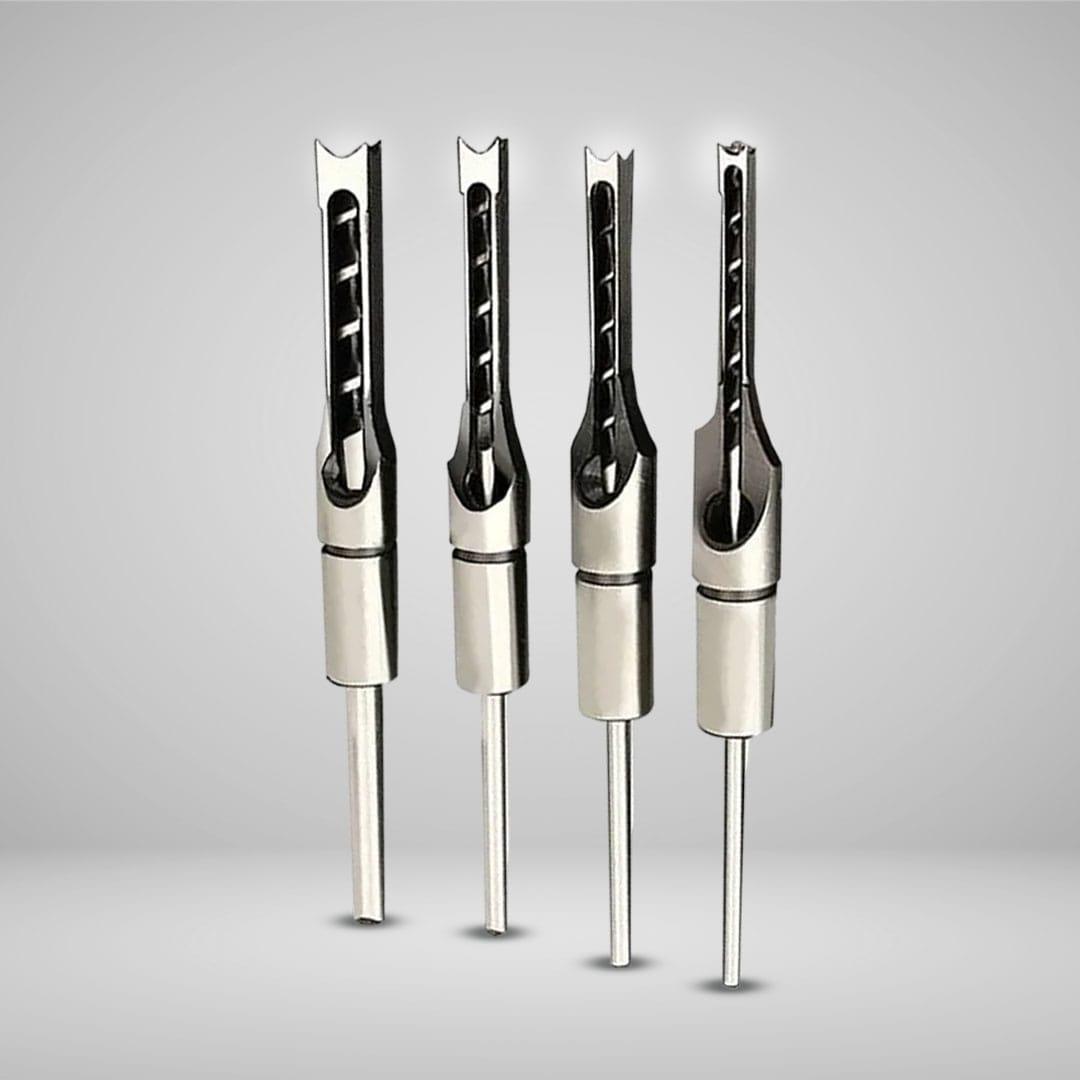 Kit Brocas Fura Quadrado 4 Peças - Maxdrill - Akada Brasil