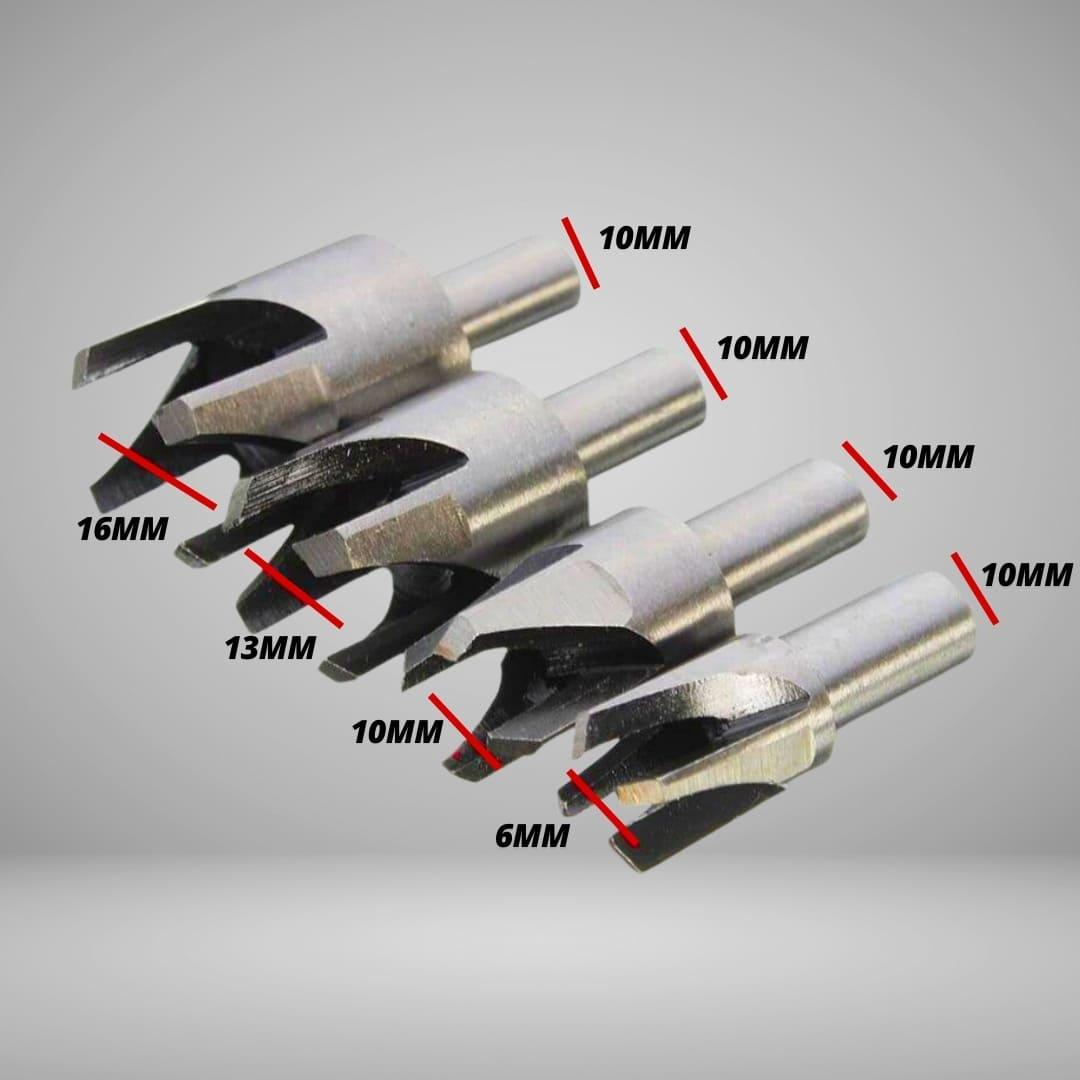 Kit Brocas Garras para Fazer Cavilhas - Plugdrill - Akada Brasil