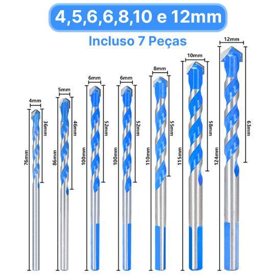 Kit Brocas Multimaterial ImpactDrill - Akada Brasil