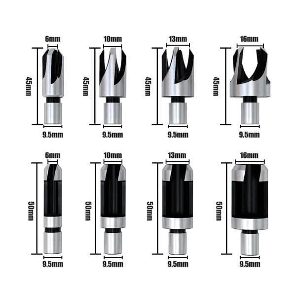 Kit Brocas Para Fazer Cavilha Tapa Furo + Serrote de Brinde - Plugdrill Akada - Akada Brasil