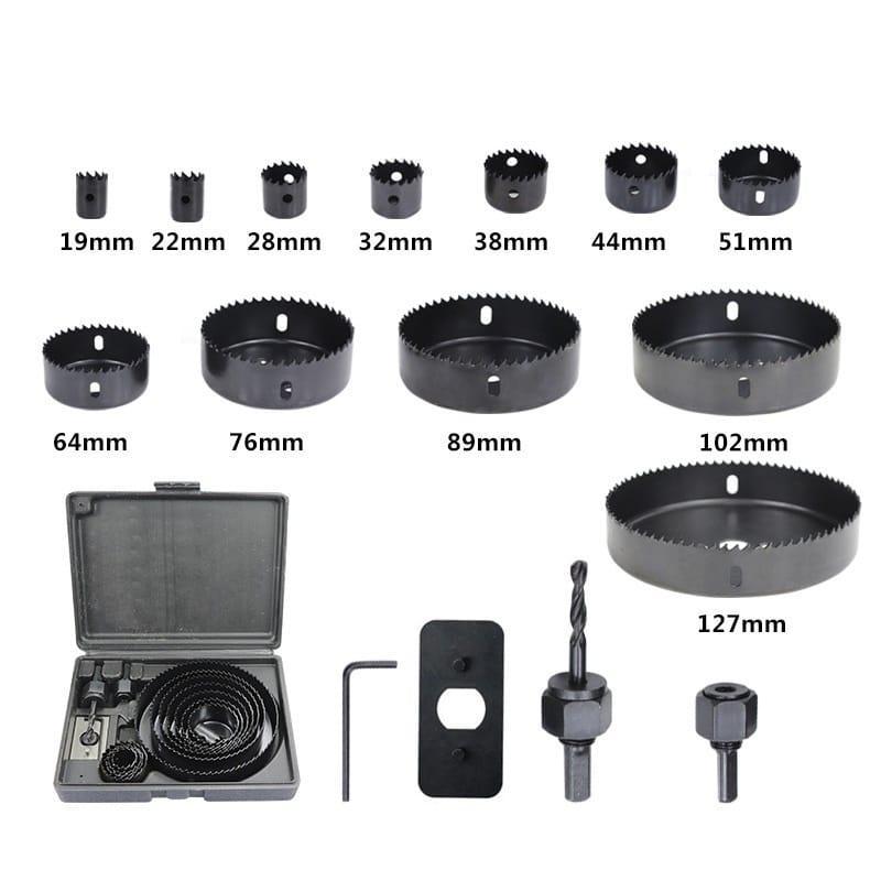 Kit Brocas Serra Copo para Madeira com 16 Peças - Akada Brasil