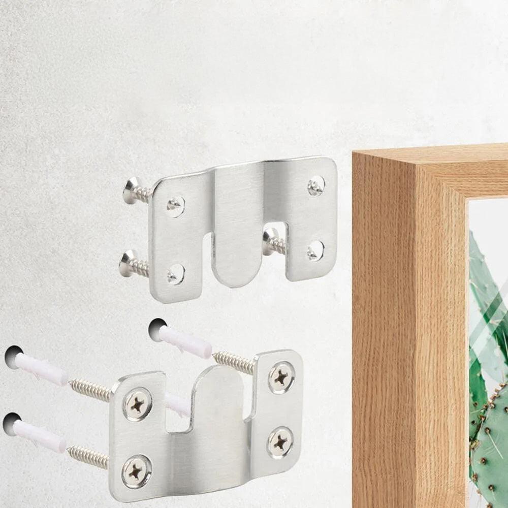 Kit com Ganchos para Pendurar Quadros - Suporte de Fixação para Móveis - Akada Brasil