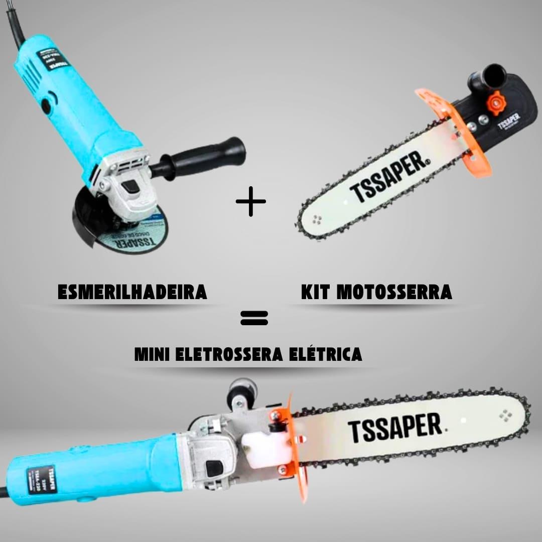 Kit Completo Esmerilhadeira + Adaptador Motosserra - Akada Brasil