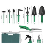 Kit Ferramentas Para Jardinagem 10 Peças Com Maleta - Akada Brasil