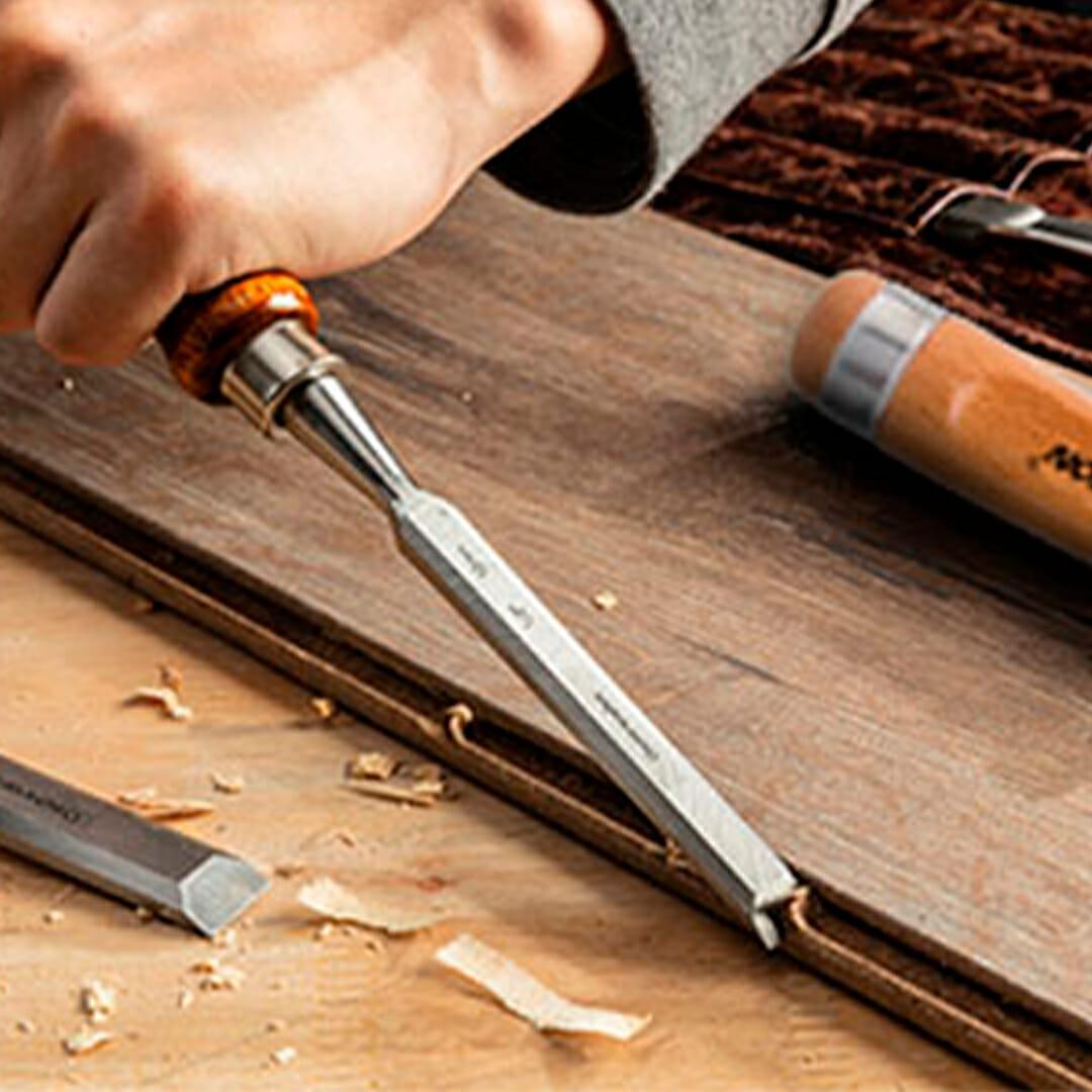 Kit Formões com Bolsa de couro - Libraton - Akada Brasil