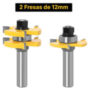 Kit Fresas de 12mm para fazer Encaixes - JoinRouter - Akada Brasil