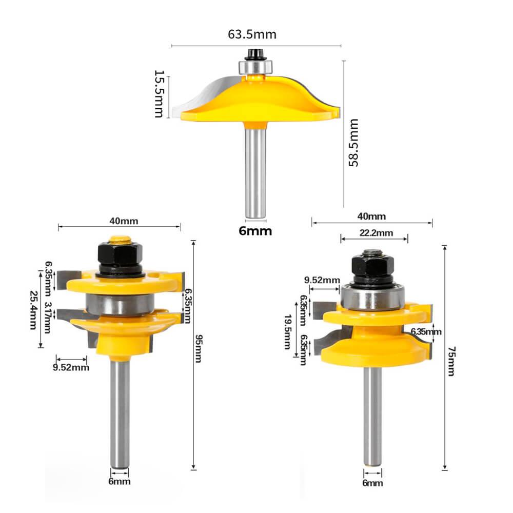 Kit Fresas para Tupia - RouterMax - Akada Brasil