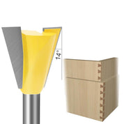 Kit Fresas Rabo de Andorinha Haste 6mm - MegaRouter - Akada Brasil