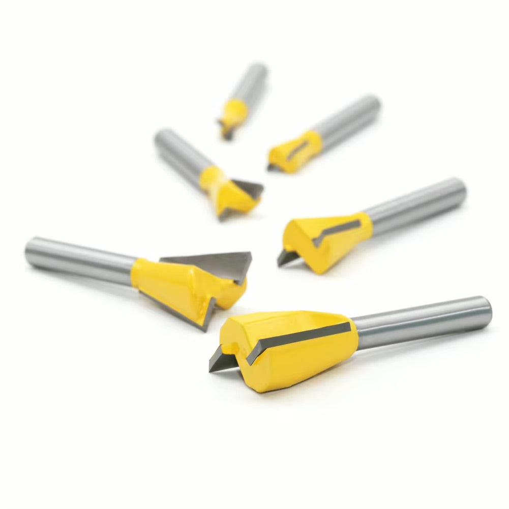 Kit Fresas Rabo de Andorinha Haste 6mm - MegaRouter - Akada Brasil