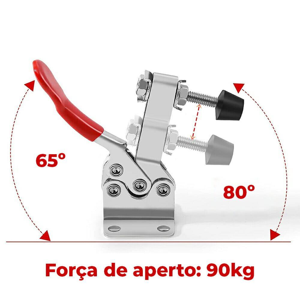 Kit Grampos Horizontal Aperto Rápido – MegaClamp - Akada Brasil