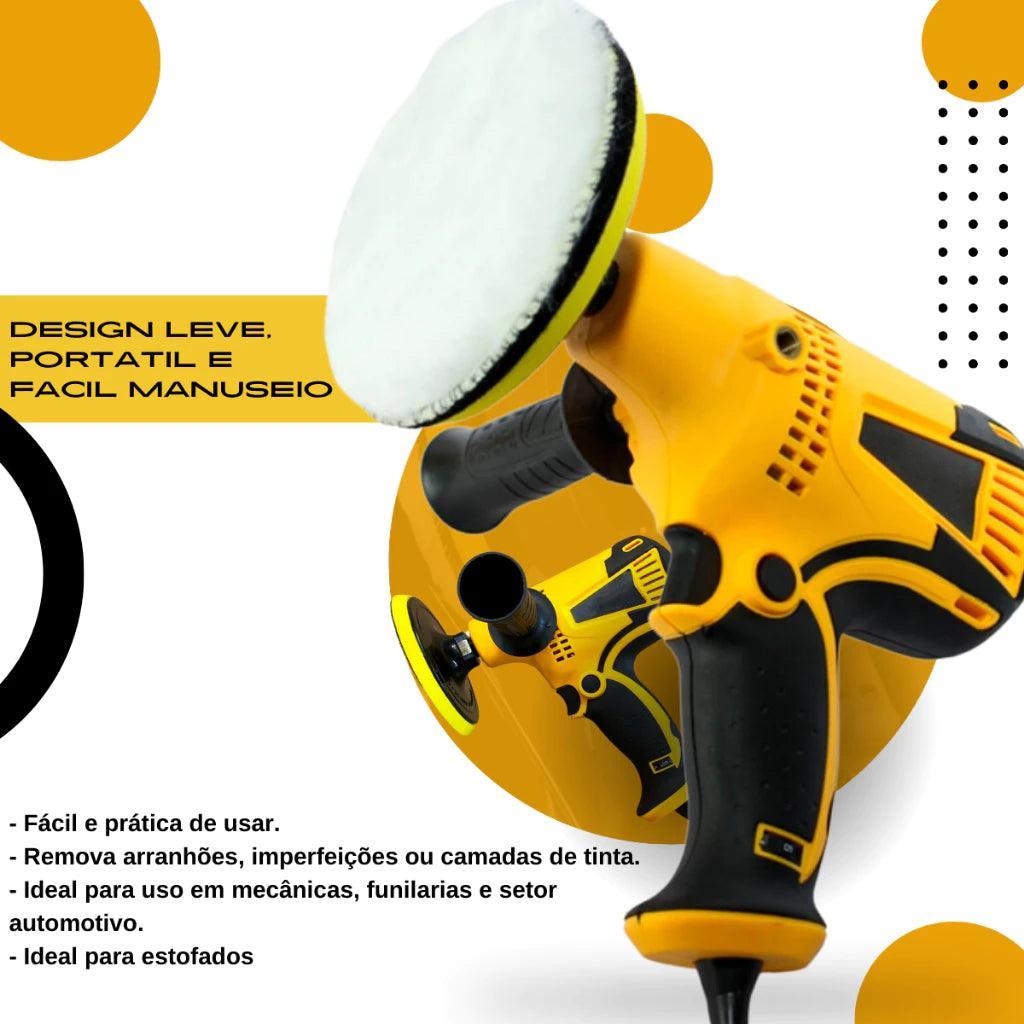 Kit Polidor Politriz Lixadeira Angular Automotiva - ProFlex - Akada Brasil