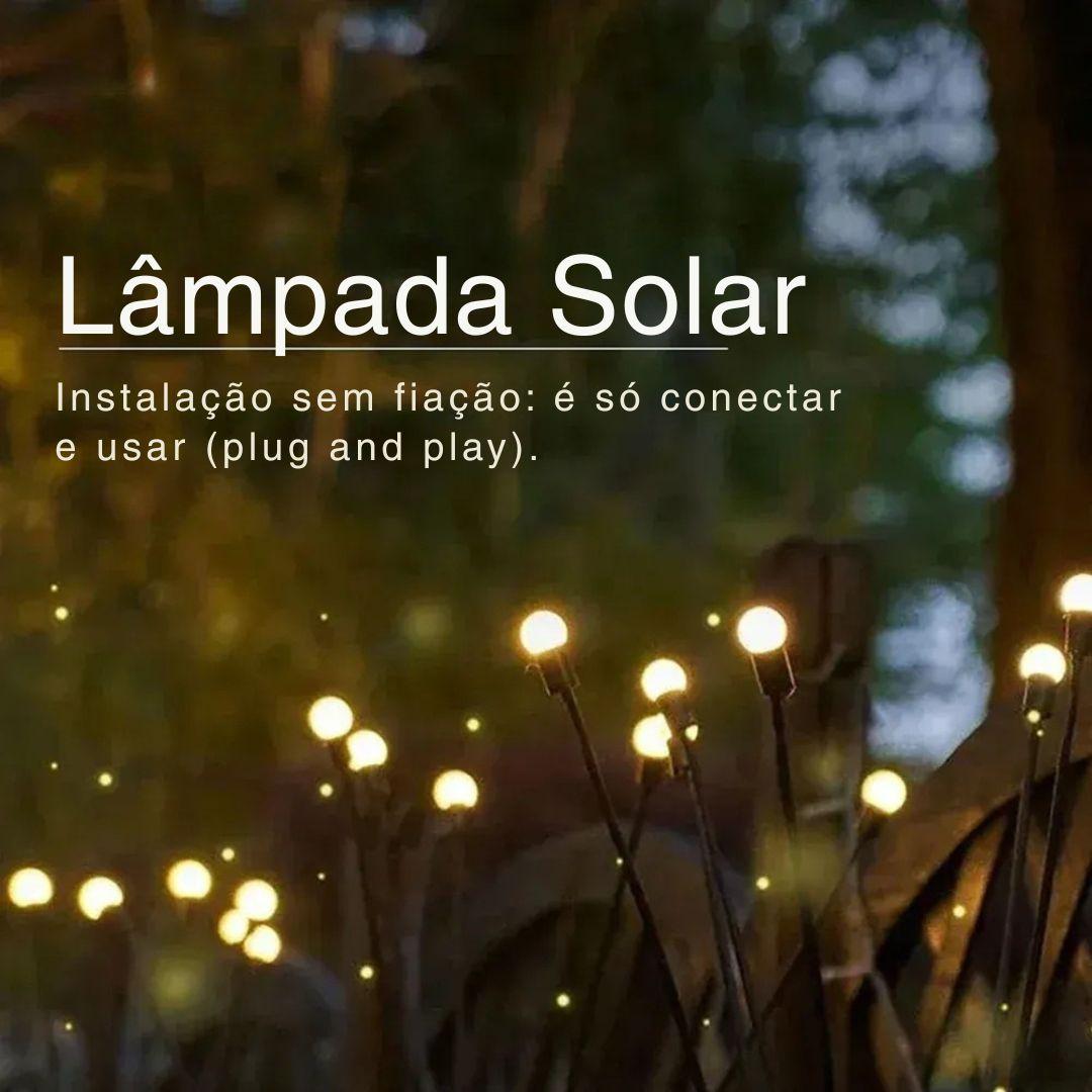 Lâmpada Solar LED para Jardim - 6/8/10 Luzes - Akada Brasil