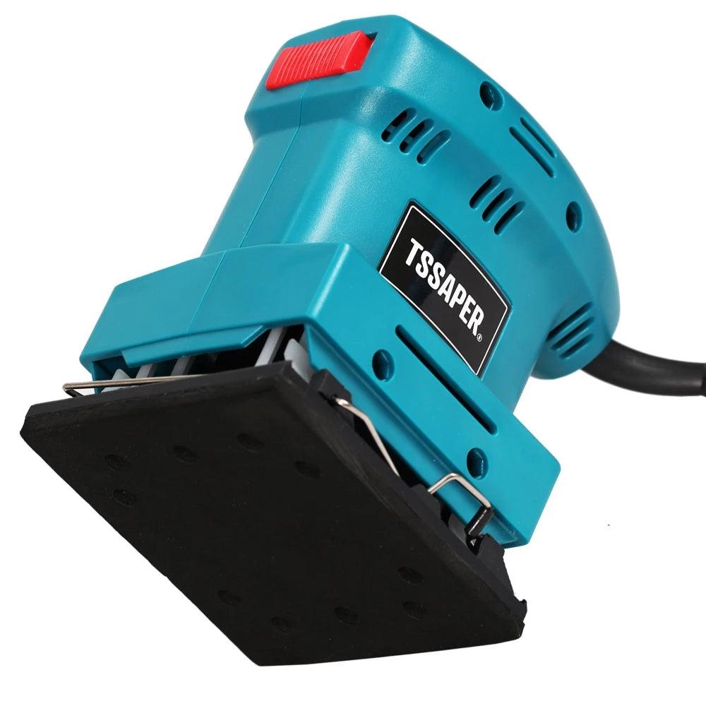 Lixadeira Elétrica Orbital 110x100mm 135W para Madeira e Metal - Akada Brasil