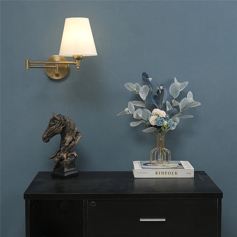 Luminária de Parede Dobrável e Rotativa Moderna - Akada Brasil