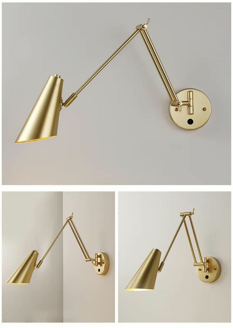 Luminária de Parede LED Ajustável com Braço Retrátil - Akada Brasil