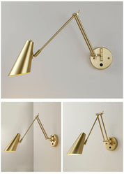 Luminária de Parede LED Ajustável com Braço Retrátil - Akada Brasil